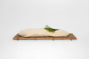 Wikkelgoed Wool shroud lijkwade gekookte wol sober
