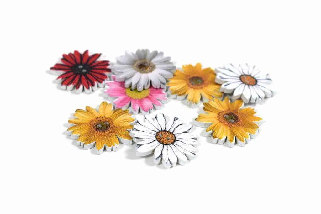 Rouwdoeken Hölzerne Blumen DU houten bloemen