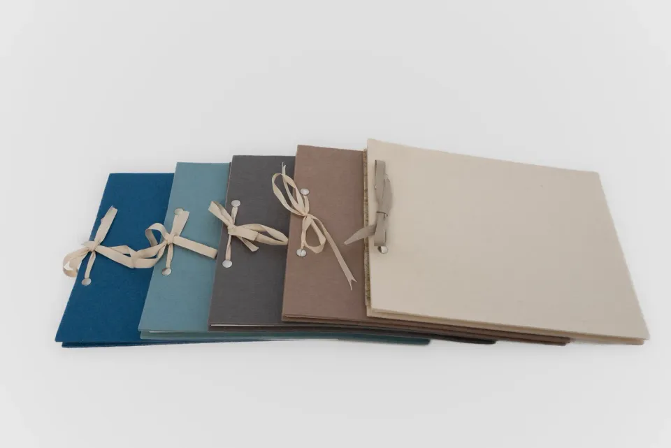 Wikkelgoed Condoleanceboek Vilt Wolvilt Handgeschept