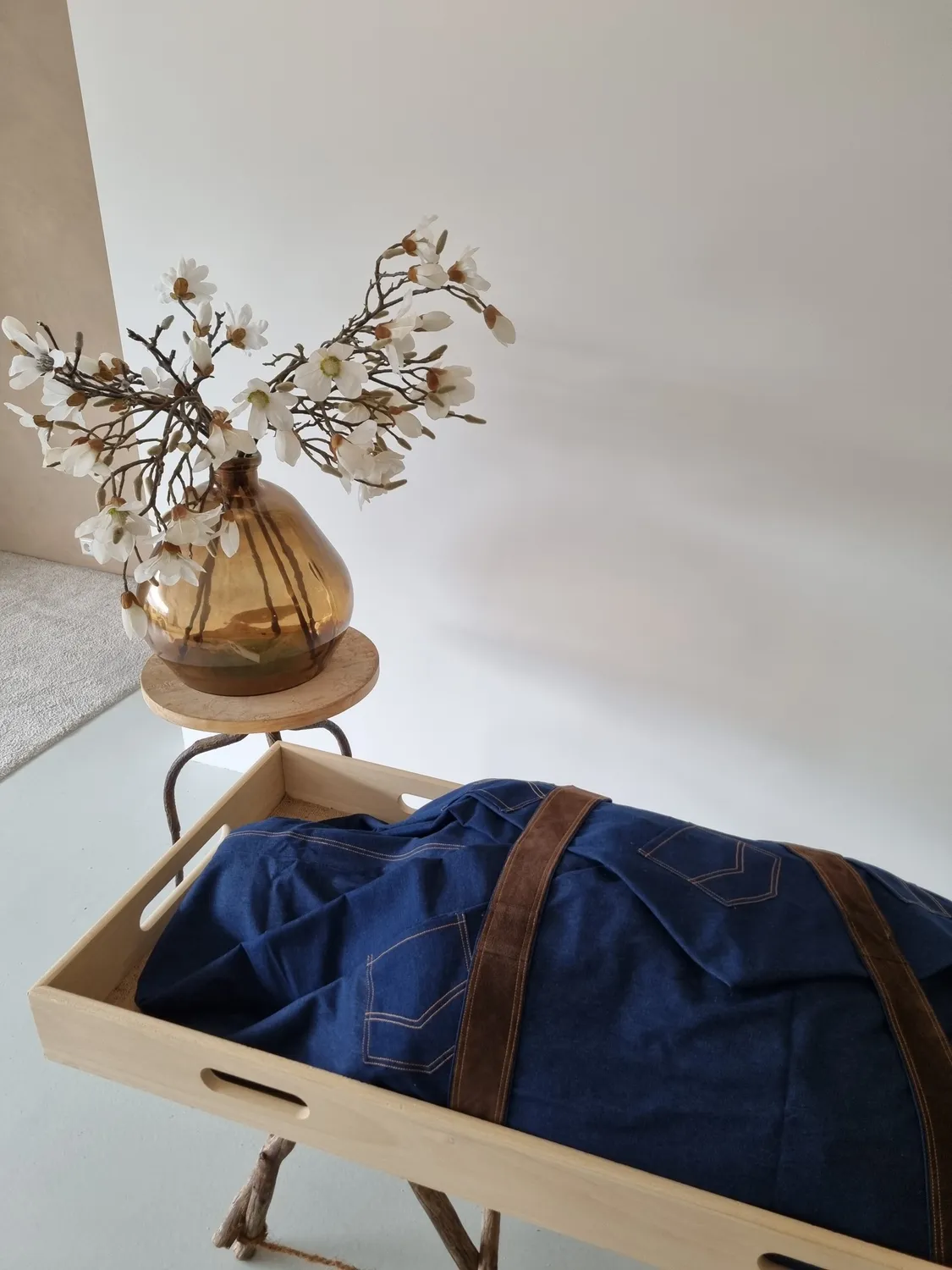 Rouwdoeken Jeanswade lijkwade denim draagbaar